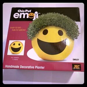 Smiley Face Chia Pet New Open Box